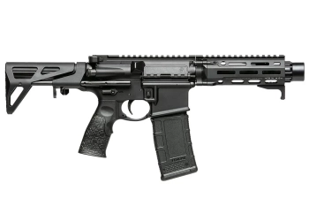 Daniel Defense DDM4 PDW Semi-Automatic Pistol 300 AAC Blackout (7.62x35mm) 7″ Barrel with Stabilizing Brace 32-Round Black